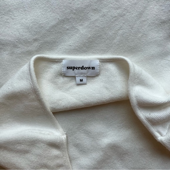 Kallie Halter White Bodysuit - Picture 6 of 10